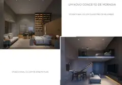 Perspectiva ilustrativa do empreendimento Opus em Agronômica, Florianópolis — em lançamento na planta