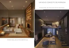 Perspectiva ilustrativa do empreendimento Opus em Agronômica, Florianópolis — em lançamento na planta