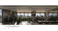 Perspectiva ilustrativa do empreendimento Opus em Agronômica, Florianópolis — em lançamento na planta