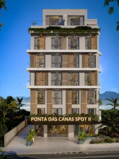 Ponta Das Canas do empreendimento frente mar, Ponta das Canas Spot II, Ponta das Canas em Ponta das Canas, Florianópolis — em lançamento na planta