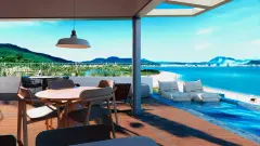 Área de rooftop do empreendimento Ponta das Canas Spot em Ponta das Canas, Florianópolis — em lançamento na planta