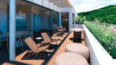 Área de rooftop do empreendimento Ponta das Canas Spot em Ponta das Canas, Florianópolis — em lançamento na planta