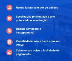 Perspectiva ilustrativa do empreendimento Ponta das Canas Spot em Ponta das Canas, Florianópolis — em lançamento na planta