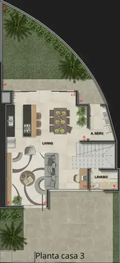 Planta baixa do empreendimento Reserva Santa Mônica em Santa Mônica, Florianópolis — em lançamento na planta