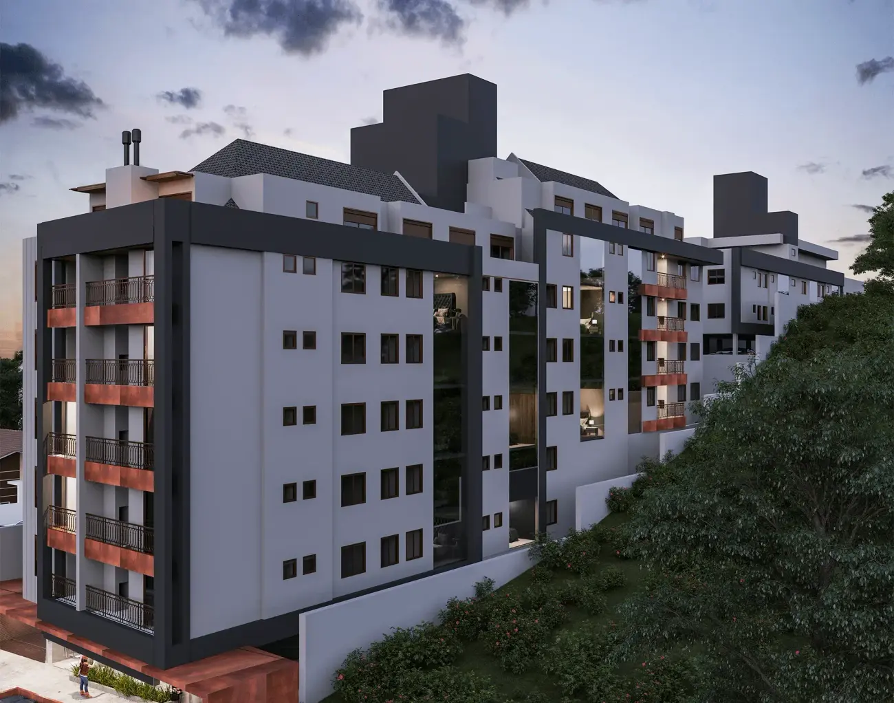 Vista do bairro Carvoeira em Florianópolis para comprar imóvel na planta