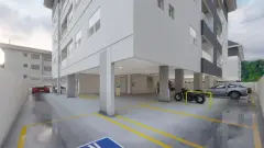 Garagem do empreendimento Residencial Souza em Ingleses do Rio Vermelho, Florianópolis — pronto para morar na planta