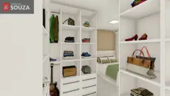 Closet Souza do empreendimento Residencial Souza em Ingleses do Rio Vermelho, Florianópolis — pronto para morar na planta
