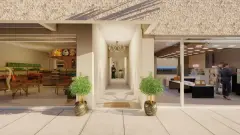 Hall do empreendimento Residencial Souza em Ingleses do Rio Vermelho, Florianópolis — pronto para morar na planta