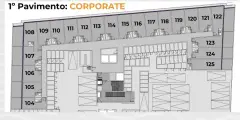 Perspectiva ilustrativa do empreendimento Salas comerciais, Luma Corporate em Ingleses, Florianópolis — em lançamento na planta