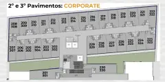 Perspectiva ilustrativa do empreendimento Salas comerciais, Luma Corporate em Ingleses, Florianópolis — em lançamento na planta
