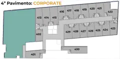 Perspectiva ilustrativa do empreendimento Salas comerciais, Luma Corporate em Ingleses, Florianópolis — em lançamento na planta
