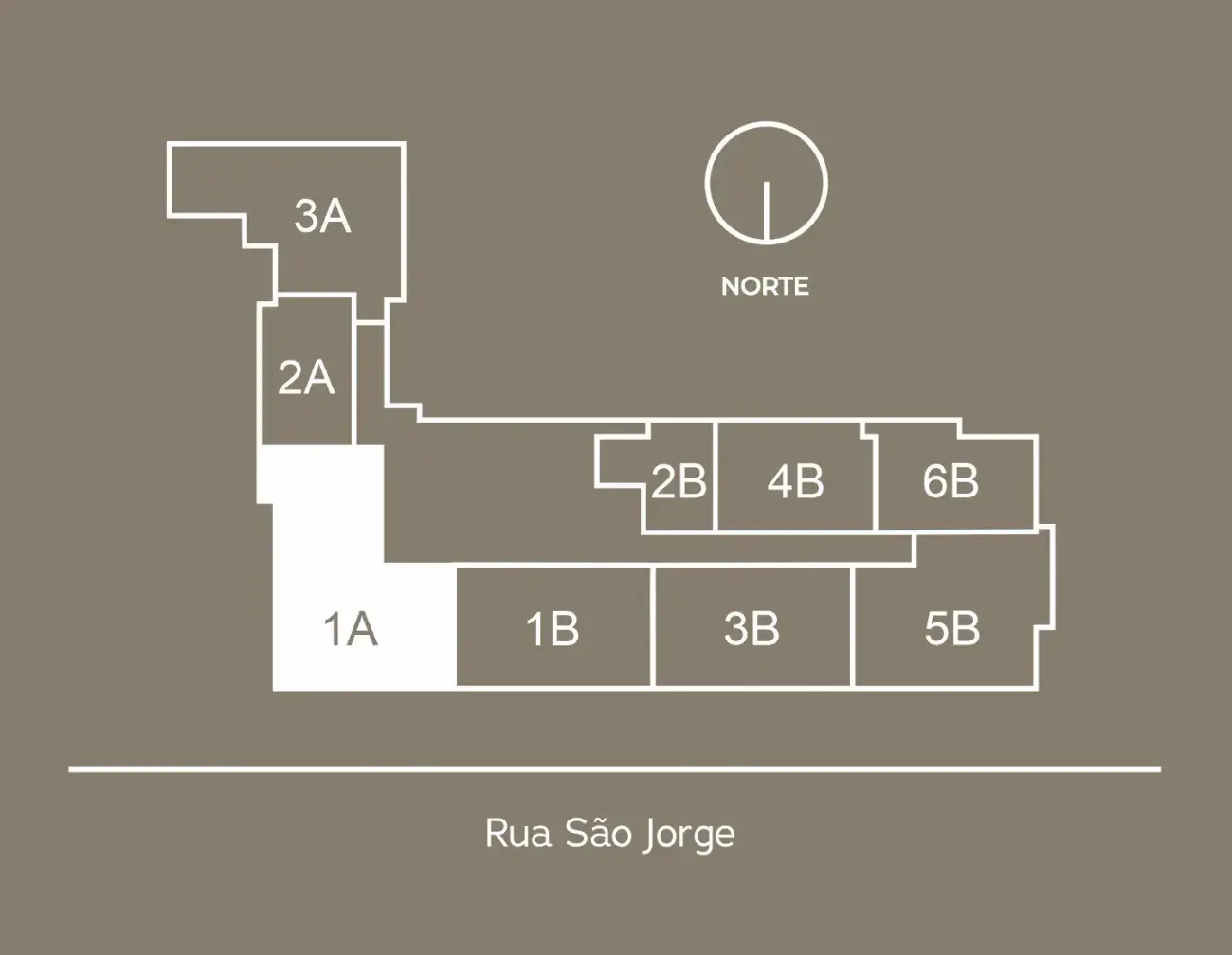 Planta baixa 3 Suítes do Soul WKoerich em Centro, Florianópolis — 99 m² privativos, em lançamento na planta