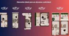 Planta baixa do empreendimento Sul da Ilha Spot em Campeche, Florianópolis — em lançamento na planta