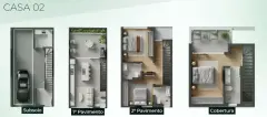 Planta baixa do empreendimento Triplex em Condomínio fechado em Santo Antônio de Lisboa, Florianópolis — em lançamento na planta