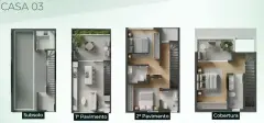 Planta baixa do empreendimento Triplex em Condomínio fechado em Santo Antônio de Lisboa, Florianópolis — em lançamento na planta