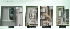 Planta baixa do empreendimento Triplex em Condomínio fechado em Santo Antônio de Lisboa, Florianópolis — em lançamento na planta