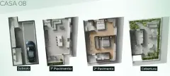 Planta baixa do empreendimento Triplex em Condomínio fechado em Santo Antônio de Lisboa, Florianópolis — em lançamento na planta