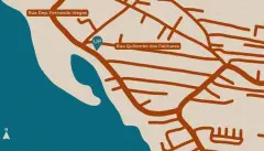 Perspectiva ilustrativa do empreendimento UpSide em Ponta das Canas, Florianópolis — em lançamento na planta