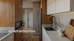 Perspectiva ilustrativa do empreendimento UpSide em Ponta das Canas, Florianópolis — em lançamento na planta