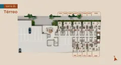 Perspectiva ilustrativa do empreendimento UpSide em Ponta das Canas, Florianópolis — em lançamento na planta