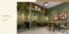 Perspectiva ilustrativa do empreendimento Vergê em Campeche, Florianópolis — em lançamento na planta