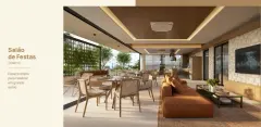 Perspectiva ilustrativa do empreendimento Vergê em Campeche, Florianópolis — em lançamento na planta