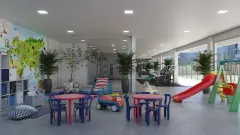 Área kids do empreendimento Viel Spab em Ingleses, Florianópolis — em lançamento na planta