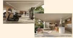 Perspectiva ilustrativa do empreendimento Vila Moçambique, a 50 metros da Praia do Moçambique em Ingleses do Rio Vermelho, Florianópolis — em lançamento na planta