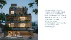 Perspectiva ilustrativa do empreendimento 250 metros do mar, Yuná em Campeche, Florianópolis — em lançamento na planta