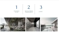 Perspectiva ilustrativa do empreendimento 250 metros do mar, Yuná em Campeche, Florianópolis — em lançamento na planta